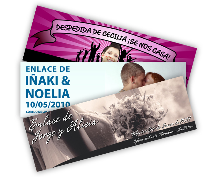pancartas boda