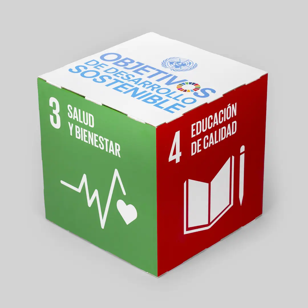 Cubos personalizados carton ECOBOX 1 PCPAL